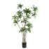 Kunstplant dracaena van PTMD in groen met zwarte pot, 155 cm hoog