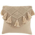 Kussen Cosy Katoen Beige Small - Kussen - J-Line - livinglovely.nl