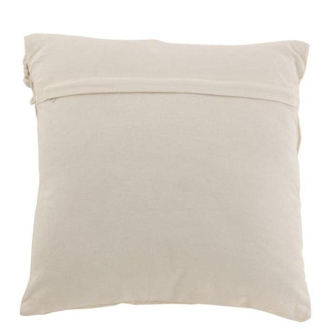 Kussen Cosy Katoen Gebroken Wit Small - Kussen - J-Line - livinglovely.nl