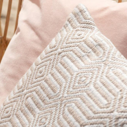 Kussen Ibiza Polyester Naurel/Wit - Kussen - J-Line - livinglovely.nl