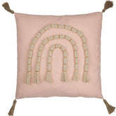 Kussen Regenboog Vierkant Polyester Roze - Kussen - J-Line - livinglovely.nl