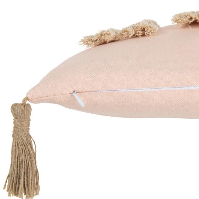 Kussen Regenboog Vierkant Polyester Roze - Kussen - J-Line - livinglovely.nl