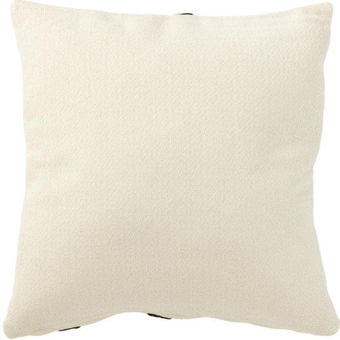 Kussen Streep - wit/zwart - Kussen - J-Line - livinglovely.nl