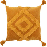 Kussen U Vorm Patroon Katoen Koraal Vierkant - Kussen - J-Line - livinglovely.nl