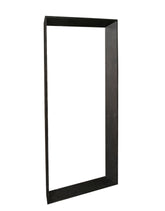 Kyro Black Acacia Wood Rectangle Mirror Large - - PTMD - livinglovely.nl