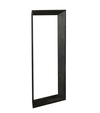 Kyro Black Acacia Wood Rectangle Mirror Small PTMD - Spiegel - PTMD - livinglovely.nl