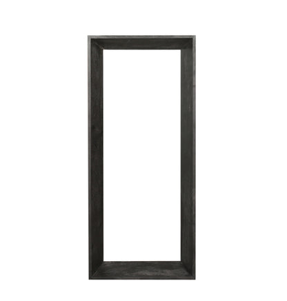Kyro Black Acacia Wood Rectangle Mirror Small PTMD - Spiegel - PTMD - livinglovely.nl