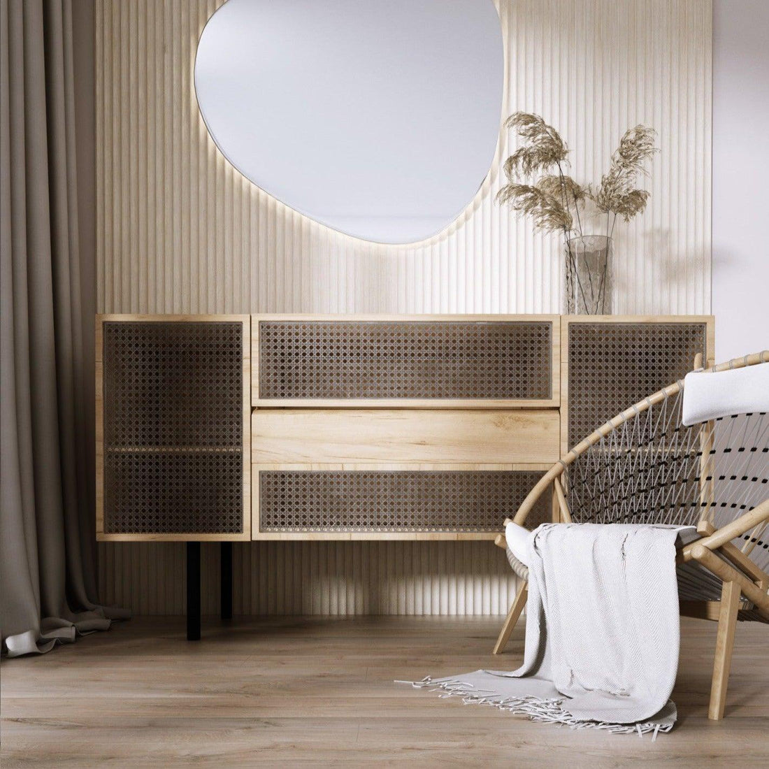Lamelio 3D wandpaneel - Onda Licht Eiken - Lamelio - Lamelio - livinglovely.nl