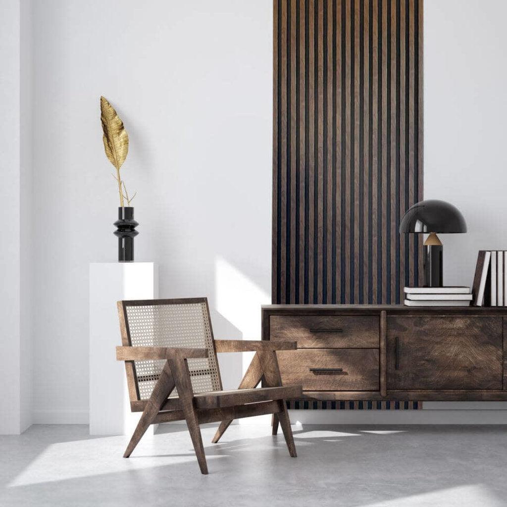 Lamelio Houtlook Wandpaneel - Vasco Walnoot - Lamelio - Lamelio - livinglovely.nl