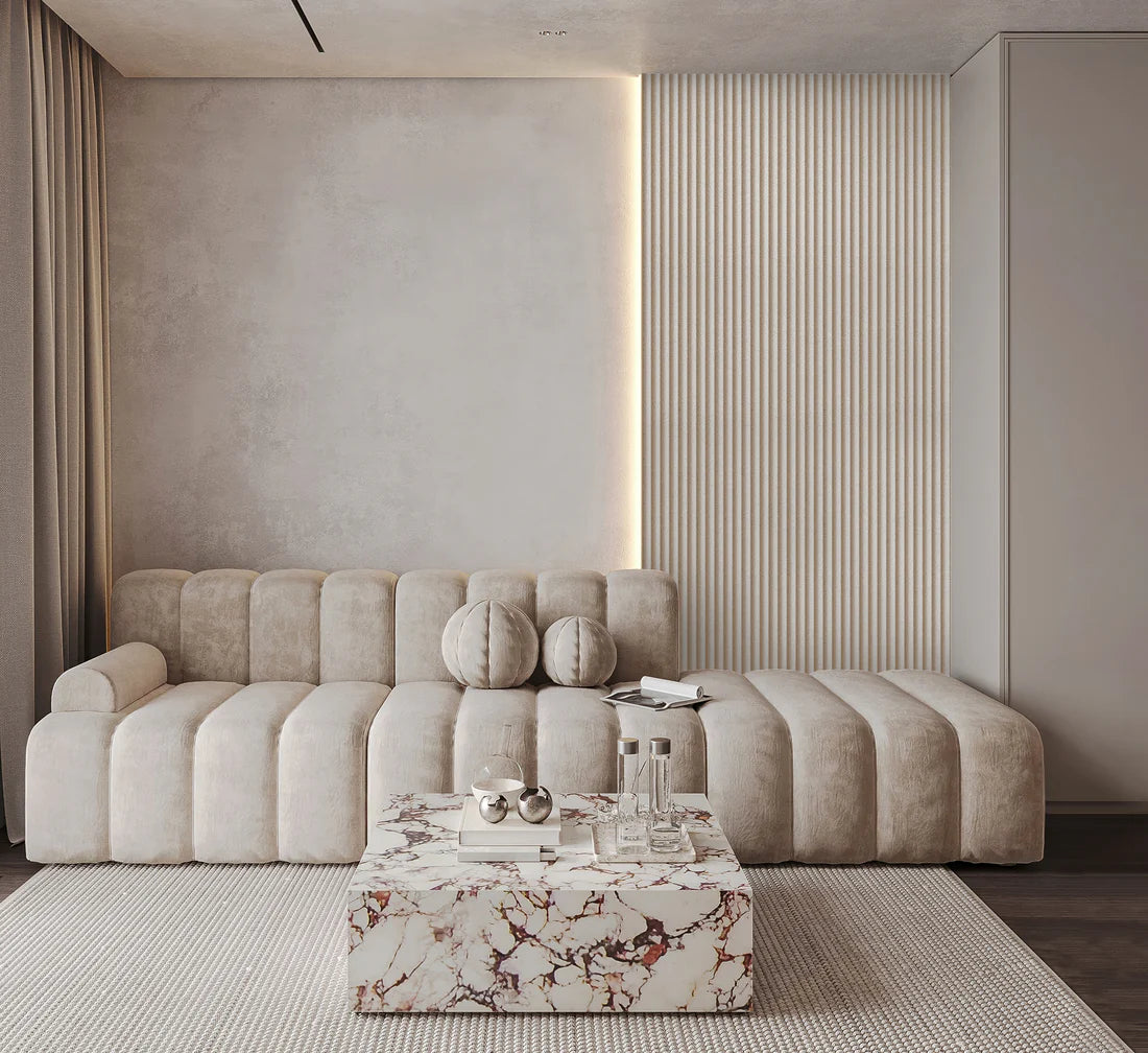 Lamelio Wandpaneel - Gresso Ivory Cream - Lamelio - Lamelio - livinglovely.nl