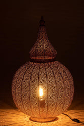 Lamp Aladin Metaal Goud Large - Tafellamp - J-Line - livinglovely.nl