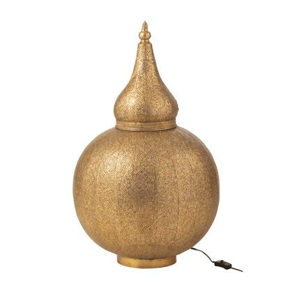 Lamp Aladin Metaal Goud Large - Tafellamp - J-Line - livinglovely.nl