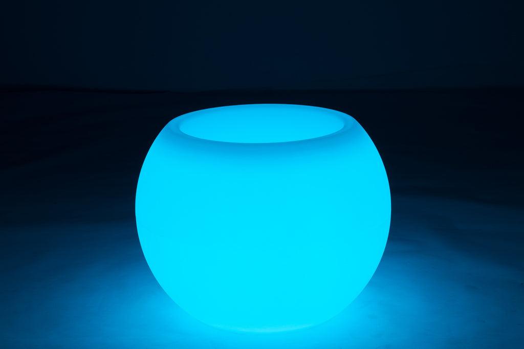 Lamp Bloempot Buiten Led Plastiek Mix - Pot - J-Line - livinglovely.nl