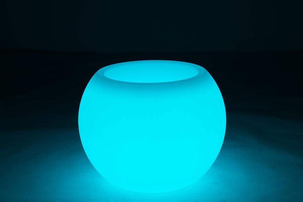 Lamp Bloempot Buiten Led Plastiek Mix - Pot - J-Line - livinglovely.nl