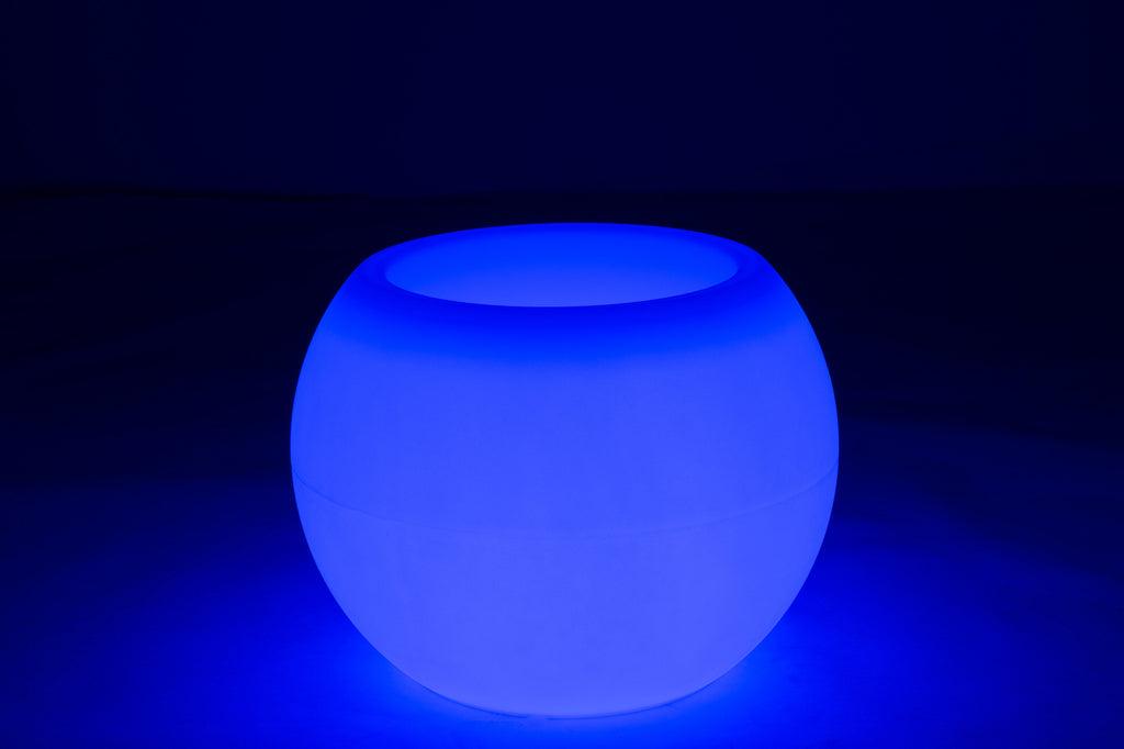 Lamp Bloempot Buiten Led Plastiek Mix - Pot - J-Line - livinglovely.nl