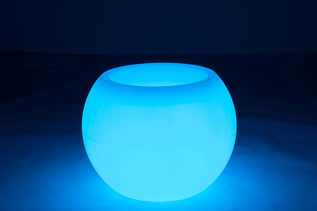Lamp Bloempot Buiten Led Plastiek Mix - Pot - J-Line - livinglovely.nl