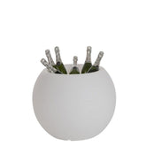 Lamp Bloempot Buiten Led Plastiek Mix - Pot - J-Line - livinglovely.nl