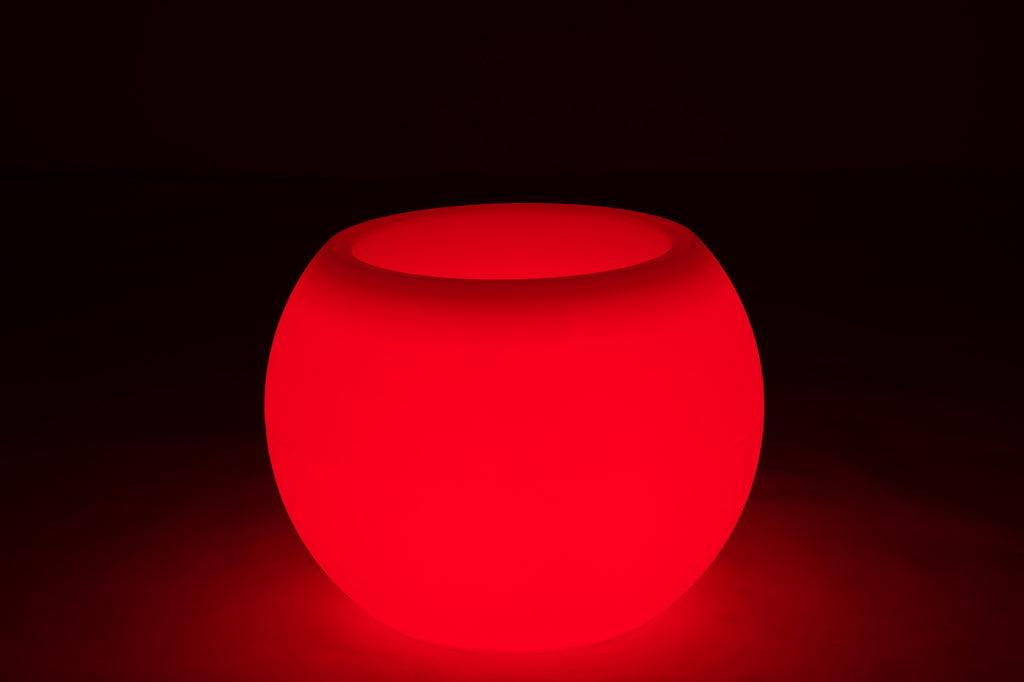 Lamp Bloempot Buiten Led Plastiek Mix - Pot - J-Line - livinglovely.nl