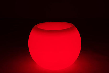 Lamp Bloempot Buiten Led Plastiek Mix - Pot - J-Line - livinglovely.nl