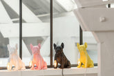 Lamp Bulldog Poly White - Tafellamp - J-Line - livinglovely.nl