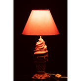 Lamp Ijsje Polyresin Roze/Beige J-Line