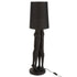 Lamp Koppel Poly Zwart - Tafellamp - J-Line - livinglovely.nl