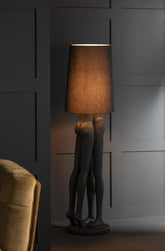 Lamp Koppel Poly Zwart - Tafellamp - J-Line - livinglovely.nl