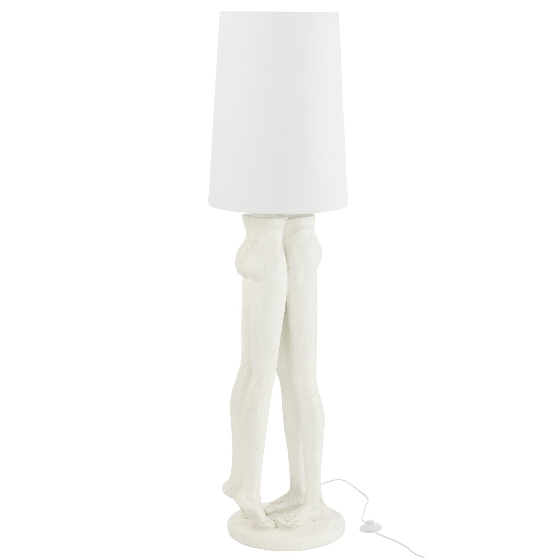 Lamp Koppel Resine Lamp Large - Vloerlamp - J-Line - livinglovely.nl