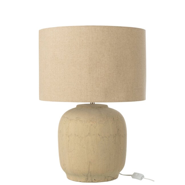 Lamp Mia Terracotta Large J-Line - Tafellamp - J-Line - livinglovely.nl