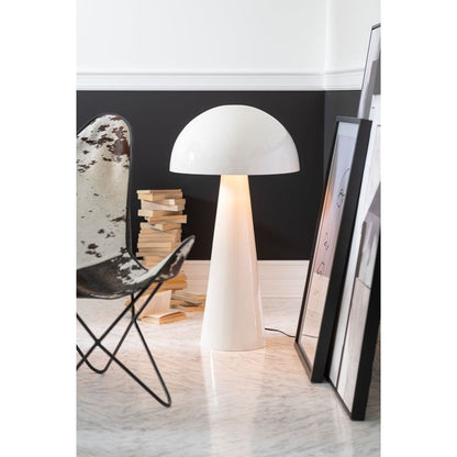 Lamp Paddenstoel Metaal Blinkend Wit Extra Large J-Line