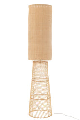 Lamp Room Linen/Bamboo Natural J-Line - Vloerlamp - J-Line - livinglovely.nl