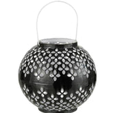 Lantaarn Bol Geperforeerd Ijzer Zwart - Lantaarn - J-Line - livinglovely.nl