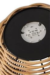 Lantaarn Gewoven Led Naturel Medium - Lantaarn - J-Line - livinglovely.nl