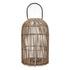 Lantaarn ODIN - Rotan / Glas - DIA 30 x H 48 cm - Naturel Pomax - Lantaarn - Pomax - livinglovely.nl