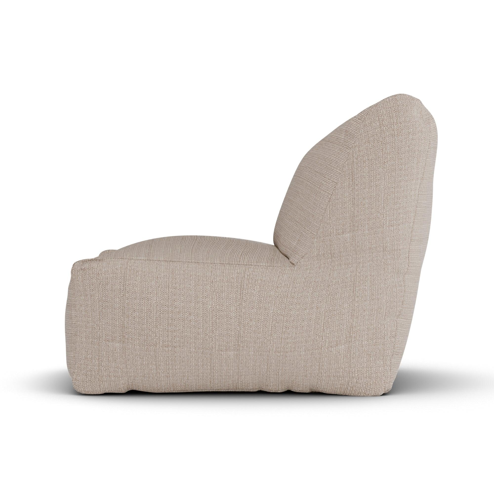 Laui Lounge™ SeatXL + Pouf - Taupe - Outdoor loungestoel - Laui Lounge - livinglovely.nl