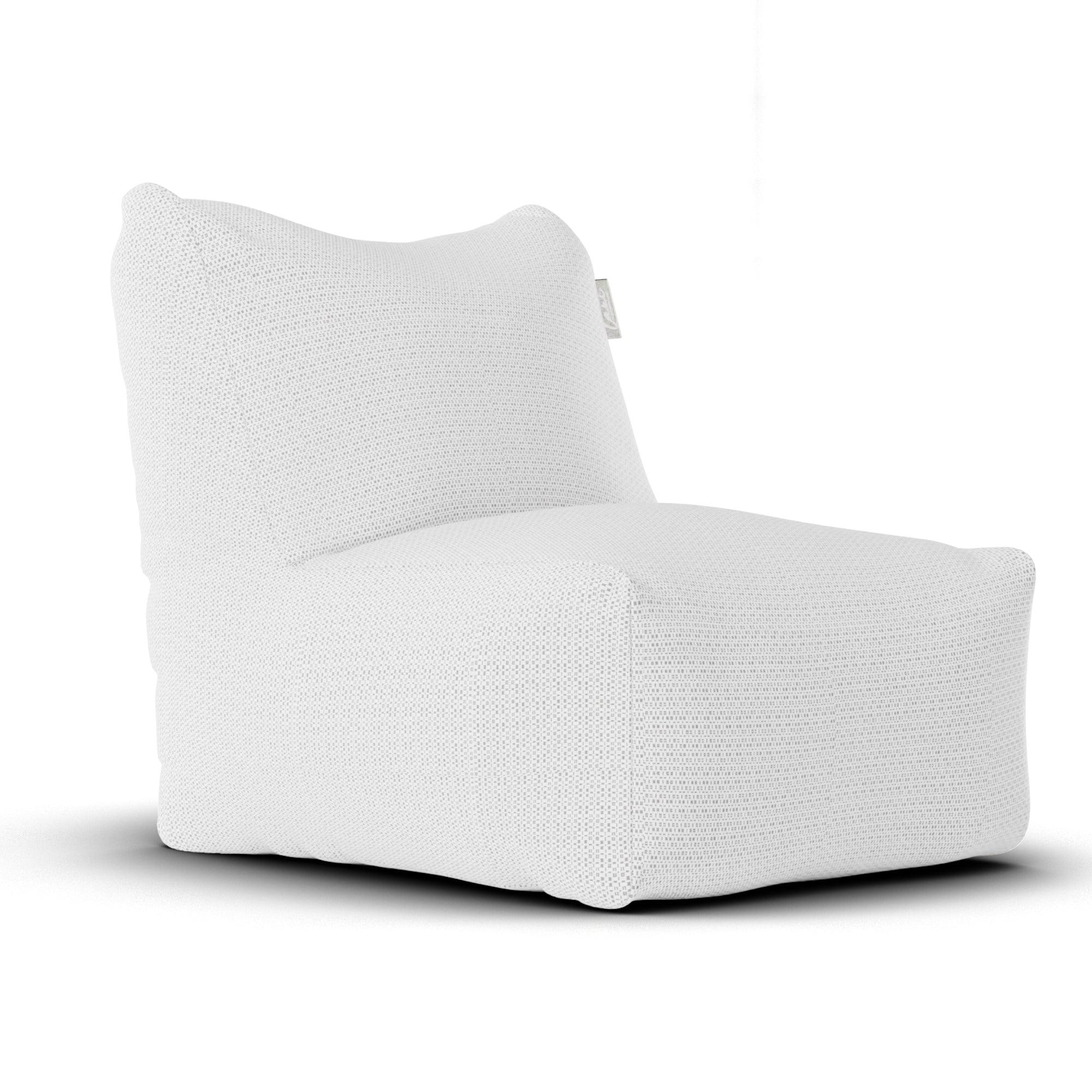 Laui Lounge™ SeatXL + Pouf - White - Loungestoel - Laui Lounge - livinglovely.nl