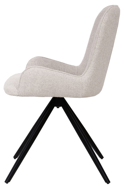 Leander Cream Dining Chair PTMD - Eetkamerstoel - PTMD - livinglovely.nl