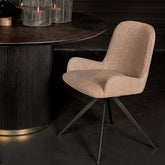 Leander Cream Dining Chair PTMD - Eetkamerstoel - PTMD - livinglovely.nl