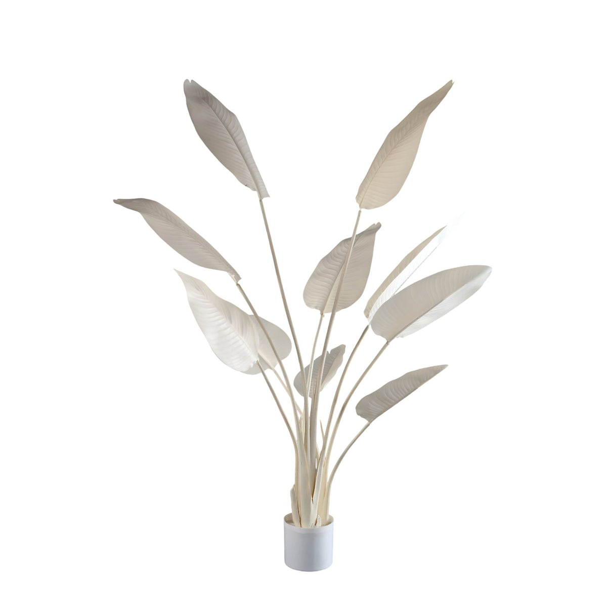Leaves Plant Cream Strelitzia van PTMD, kunststrelitzia in creme van 150cm hoog