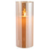 Ledlamp Blinkend Glas Goud Large - LED Kaars - J-Line - livinglovely.nl