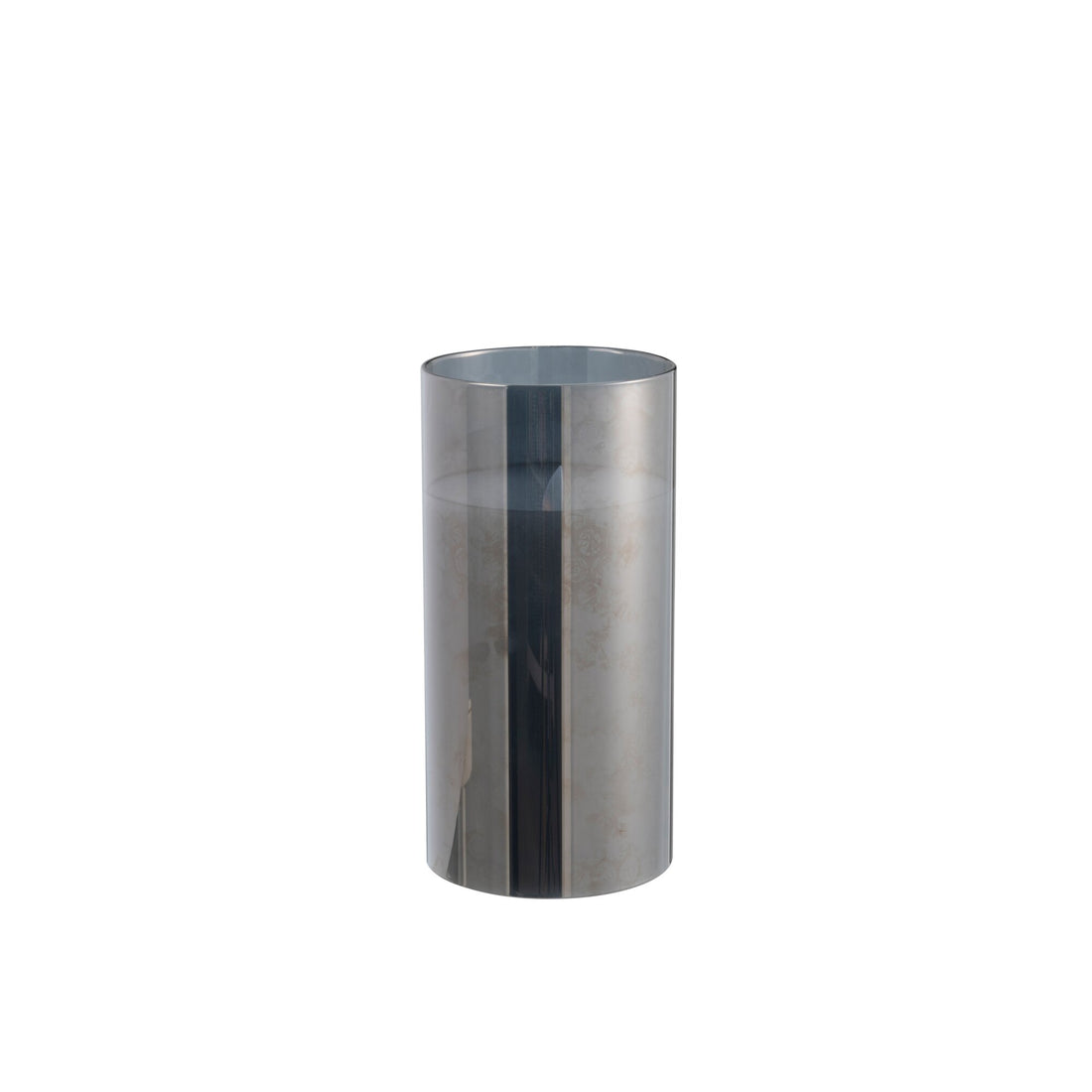 LED-Lampe Blinkendes Glas Grau Medium