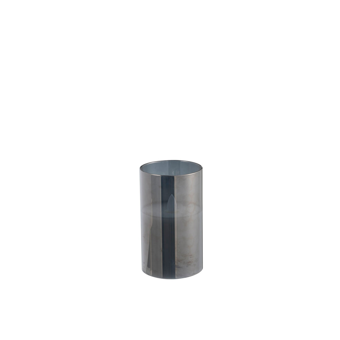 LED-Lampe Blinkendes Glas Grau Klein