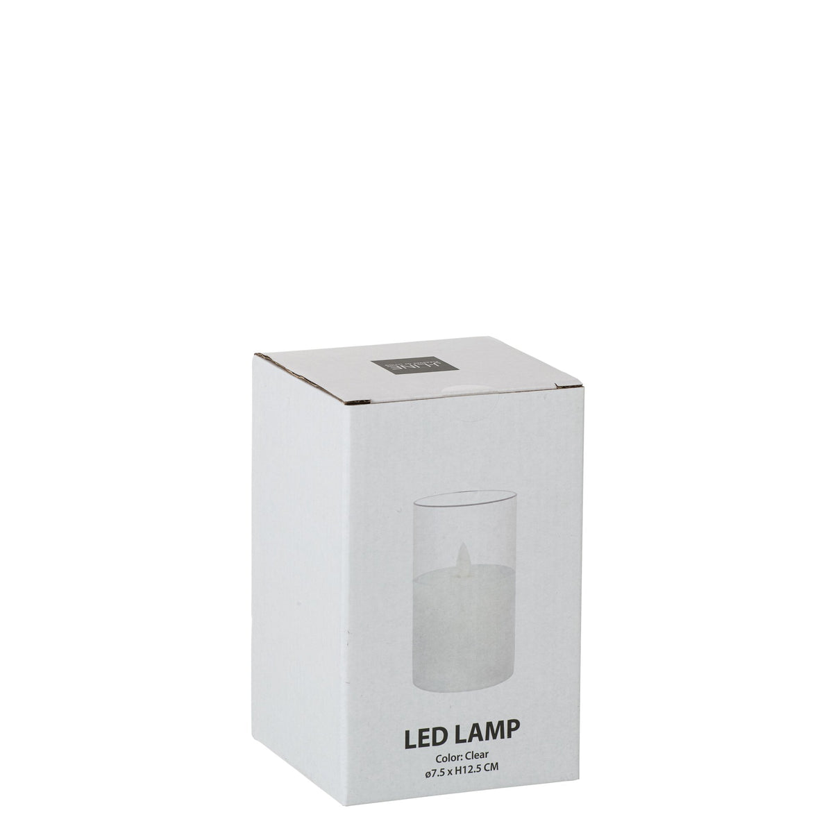 LED-Lampe Blinkendes Glas Transparent Klein