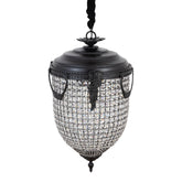 Lidde Crystal Oval Chandelier Lamp Classic L 46x46x82cm PTMD - Hanglamp - PTMD - livinglovely.nl