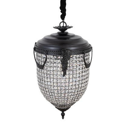 Lidde Crystal Oval Chandelier Lamp Classic L 46x46x82cm PTMD - Hanglamp - PTMD - livinglovely.nl