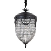 Lidde Crystal Oval Chandelier Lamp Classic L 46x46x82cm PTMD - Hanglamp - PTMD - livinglovely.nl