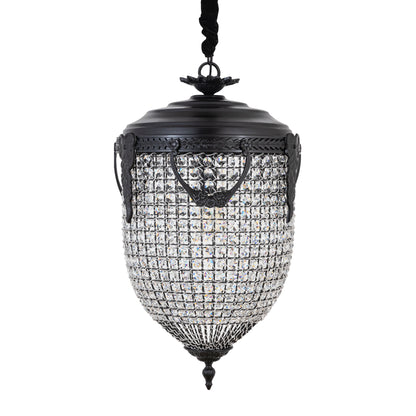 Lidde Crystal Oval Chandelier Lamp Classic L 46x46x82cm PTMD - Hanglamp - PTMD - livinglovely.nl