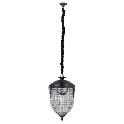 Lidde Crystal Oval Chandelier Lamp Classic L 46x46x82cm PTMD - Hanglamp - PTMD - livinglovely.nl