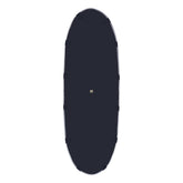 Limera Nickel Alu Oval Mirror Irregular Border L 61x3.5x178cm PTMD - Spiegel - PTMD - livinglovely.nl