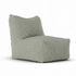 Linnen Lounge SeatXL Herb van Laui Lounge, kruidengroene loungestoel met linnen uitstraling voor binnen